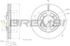 BREMS CD6472V - DISCHI FRENO - BRAKE DISCS