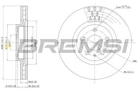 BREMS CD6474V - DISCHI FRENO - BRAKE DISCS