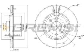 BREMS CD6489V - DISCHI FRENO - BRAKE DISCS