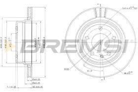 BREMS CD6520V - DISCHI FRENO - BRAKE DISCS