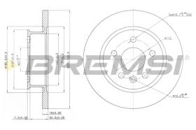 BREMS CD6547S - DISCHI FRENO - BRAKE DISCS