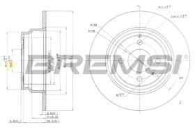 BREMS CD6551S - DISCHI FRENO - BRAKE DISCS