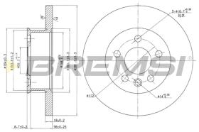 BREMS CD6562S - DISCHI FRENO - BRAKE DISCS