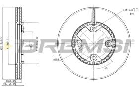 BREMS CD6590V - DISCHI FRENO - BRAKE DISCS