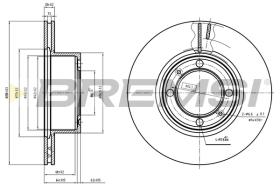 BREMS CD6594V - DISCHI FRENO - BRAKE DISCS