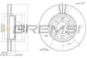 BREMS CD6604V - DISCHI FRENO - BRAKE DISCS