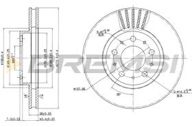 BREMS CD6605V - DISCHI FRENO - BRAKE DISCS