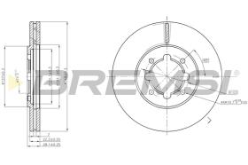 BREMS CD6609V - DISCHI FRENO - BRAKE DISCS