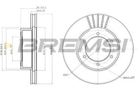 BREMS CD6614V - DISCHI FRENO - BRAKE DISCS