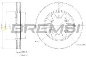 BREMS CD6626V - DISCHI FRENO - BRAKE DISCS