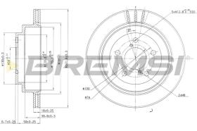 BREMS CD6680V - DISCHI FRENO - BRAKE DISCS