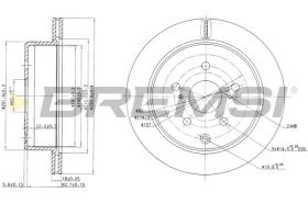 BREMS CD6687V - DISCHI FRENO - BRAKE DISCS