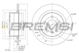 BREMS CD6698S - DISCHI FRENO - BRAKE DISCS