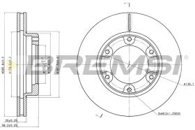 BREMS CD6701V - DISCHI FRENO - BRAKE DISCS