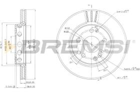 BREMS CD6728V - DISCHI FRENO - BRAKE DISCS