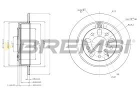 BREMS CD6739S - DISCHI FRENO - BRAKE DISCS