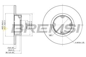 BREMS CD6753S - DISCHI FRENO - BRAKE DISCS