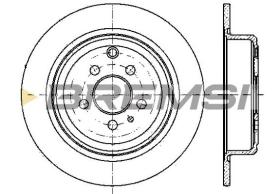 BREMS CD6757S - DISCHI FRENO - BRAKE DISCS