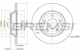 BREMS CD6759S - DISCHI FRENO - BRAKE DISCS