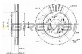 BREMS CD6761V - DISCHI FRENO - BRAKE DISCS