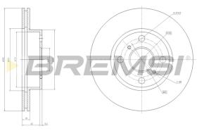 BREMS CD6775V - DISCHI FRENO - BRAKE DISCS