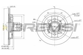 BREMS CD6785S - DISCHI FRENO - BRAKE DISCS