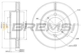 BREMS CD6794V - DISCHI FRENO - BRAKE DISCS