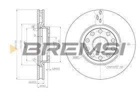 BREMS CD6802V - DISCHI FRENO - BRAKE DISCS