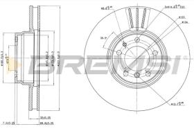 BREMS CD6832V - DISCHI FRENO - BRAKE DISCS