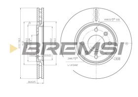 BREMS CD6841V - DISCHI FRENO - BRAKE DISCS