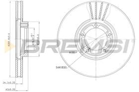 BREMS CD6849V - DISCHI FRENO - BRAKE DISCS