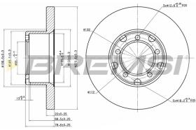 BREMS CD6853S - DISCHI FRENO - BRAKE DISCS