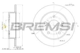 BREMS CD6863S - DISCHI FRENO - BRAKE DISCS