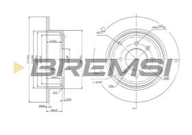 BREMS CD6869S - DISCHI FRENO - BRAKE DISCS