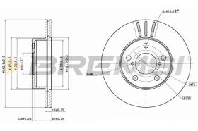 BREMS CD6876V - DISCHI FRENO - BRAKE DISCS