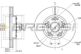 BREMS CD6883V - DISCHI FRENO - BRAKE DISCS