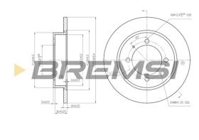 BREMS CD6886S - DISCHI FRENO - BRAKE DISCS