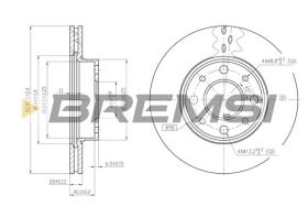 BREMS CD6888V - DISCHI FRENO - BRAKE DISCS