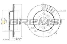 BREMS CD6948V - DISCHI FRENO - BRAKE DISCS