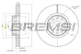 BREMS CD6954V - DISCHI FRENO - BRAKE DISCS