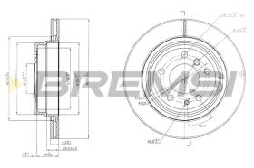 BREMS CD6955V - DISCHI FRENO - BRAKE DISCS