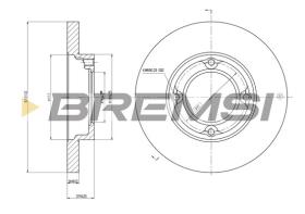 BREMS CD6968S - DISCHI FRENO - BRAKE DISCS