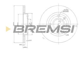 BREMS CD6995S - DISCHI FRENO - BRAKE DISCS