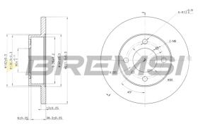 BREMS CD6998S - DISCHI FRENO - BRAKE DISCS