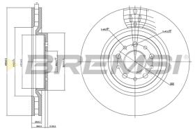 BREMS CD7001V - DISCHI FRENO - BRAKE DISCS