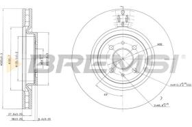 BREMS CD7002V - DISCHI FRENO - BRAKE DISCS