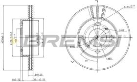 BREMS CD7005V - DISCHI FRENO - BRAKE DISCS