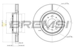 BREMS CD7031V - DISCHI FRENO - BRAKE DISCS