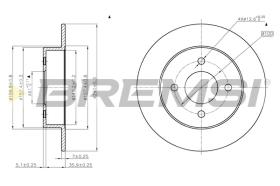 BREMS CD7058S - DISCHI FRENO - BRAKE DISCS