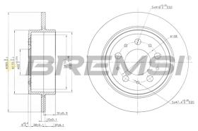 BREMS CD7060S - DISCHI FRENO - BRAKE DISCS